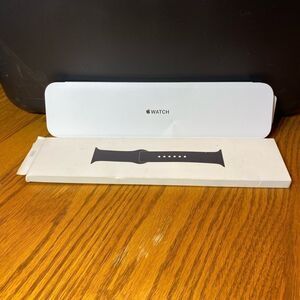 NIB opened box Apple Brand iWatch Band 44mm sport black silicone